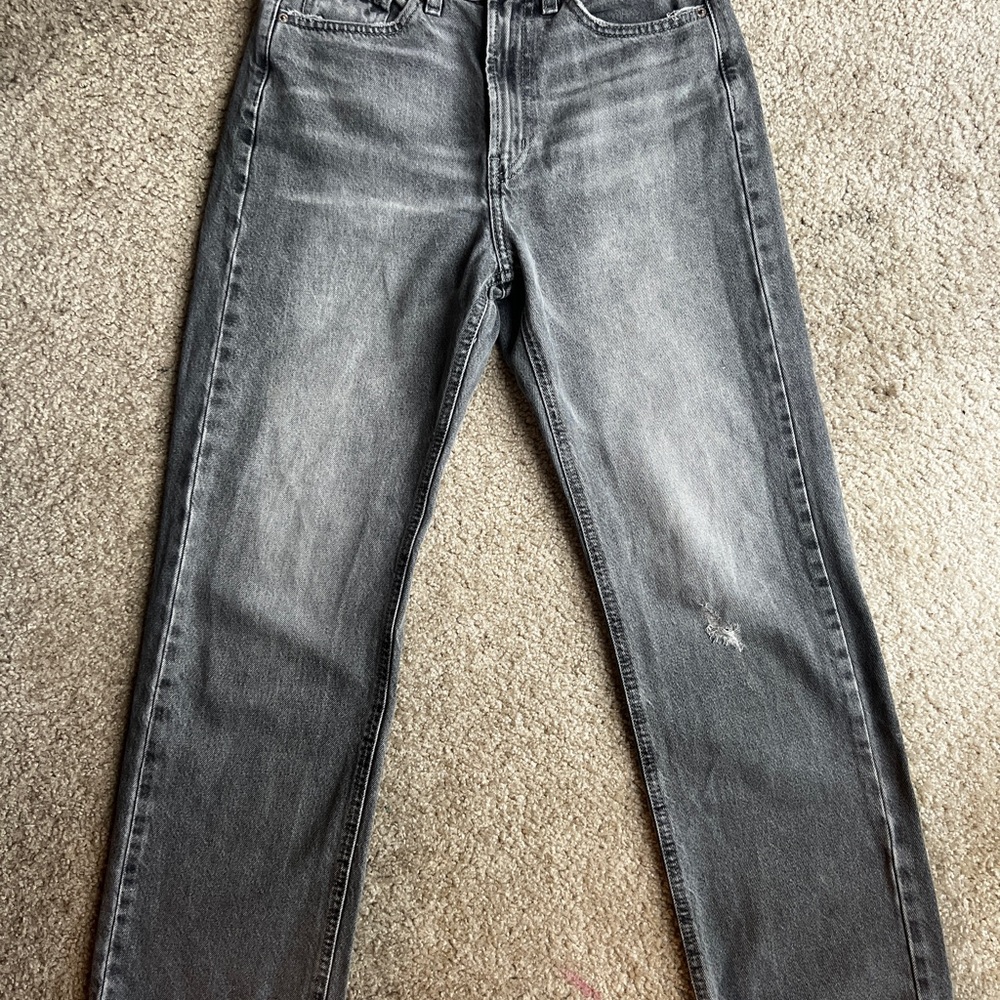 Urban Outfitters Gray Straight Leg Jeans
